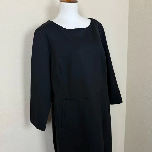 chinese dress ladies Perfect Length Top, Dolman 3/4 Sleeve Very Black main image 1